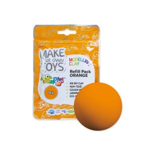 REFILL 18g - Orange - Air Drying Modelling Clay Sachets