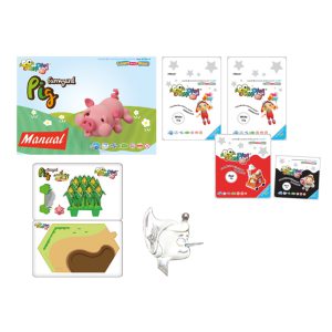 PIG - Kids Air Drying Clay Modelling Kit