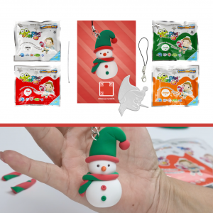 Christmas Box JumpingClay – 6 Ornaments
